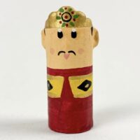 Figura del Cabeçut rialler d'Olot en mida C5, miniatura per a col·leccionistes.