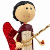 L44_E Arcangel Uriel foc de deu i deu es la meva llum Camallarg P25 santoral pessebre Arcàngel Uriel - Camallarg