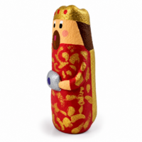 M9_B Rei Ros Gaspar escultura pessebre mini Reis Mags d'Orient - Mini