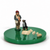 T8_A Pastor amb gos i xais MUTT Pastor - MUTT