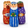 7.4 Tres Reis Mags d'Orient Melcior, Gaspar i Baltasar minis escultures de pessebre Reis Mags d'Orient - Mini